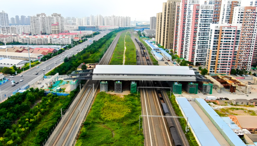 滨海新区第二大街与杭州道跨津山铁路立交桥工程周边建筑物变形观测项目.png